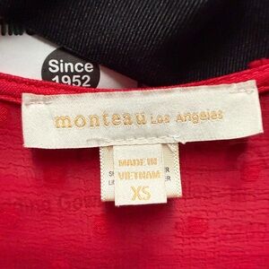 Monteau Red Dress XS